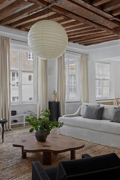 Светлая и элегантная квартира канадской семьи в Париже
